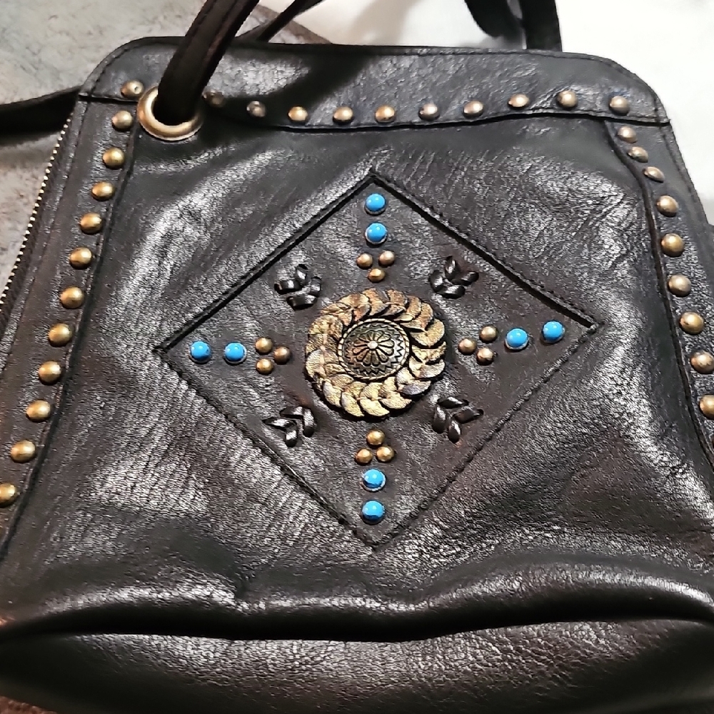 Latico Leathers Studded LEVI bag